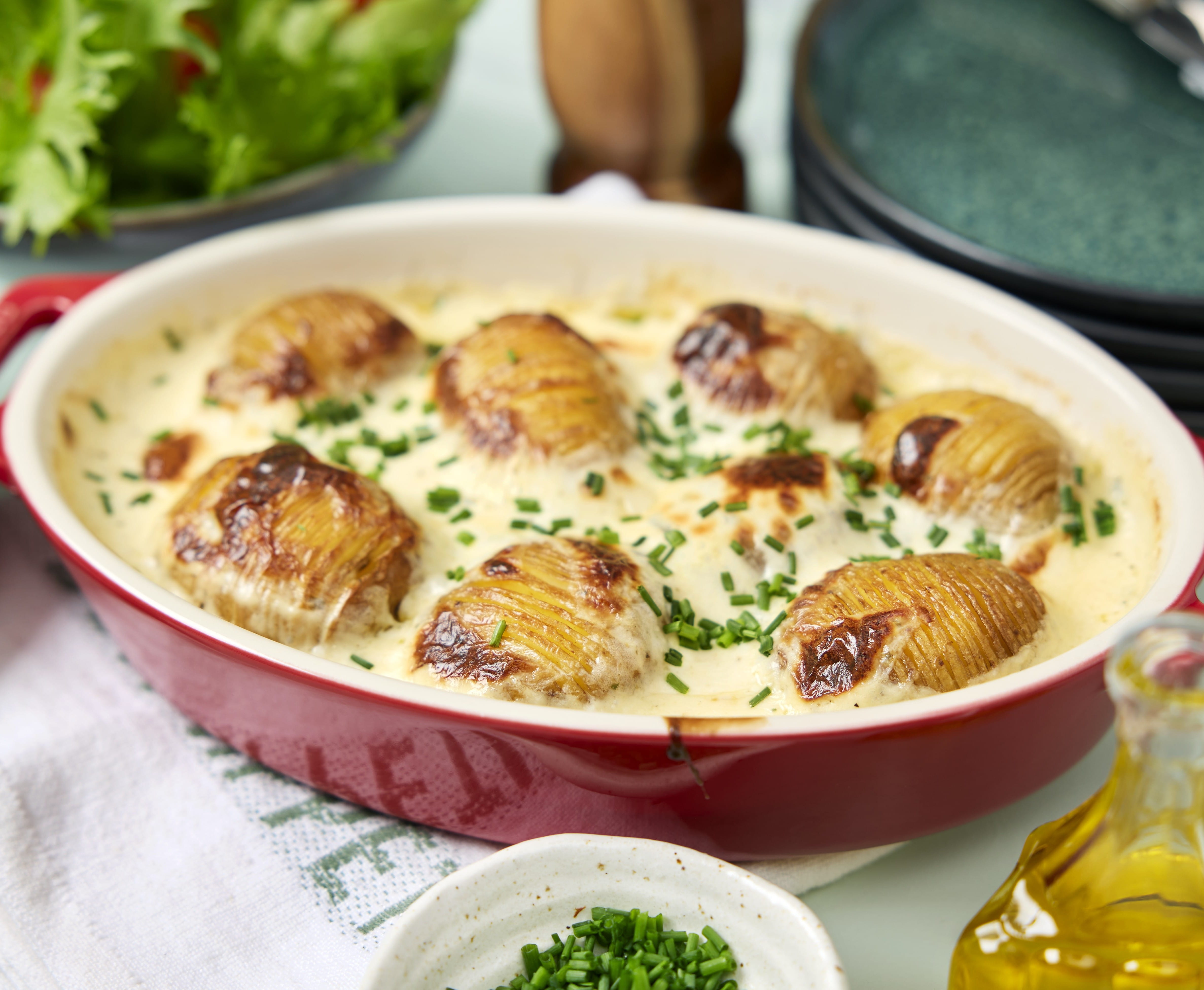 Hasselbacks potatis